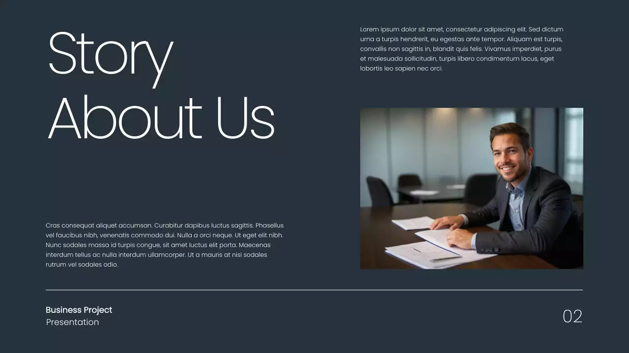 Blue Modern Business Presentation