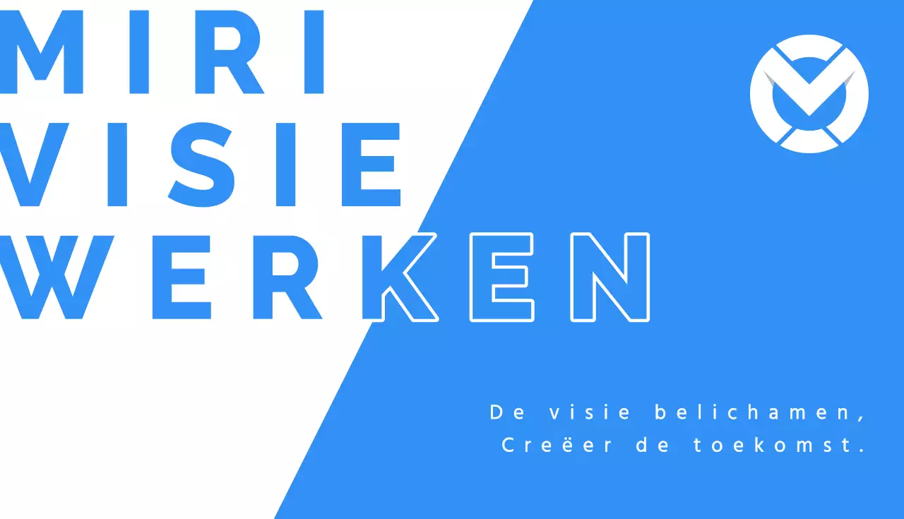 Eenvoudig visitekaartje voor verkoopmedewerker in wit en lichtblauw