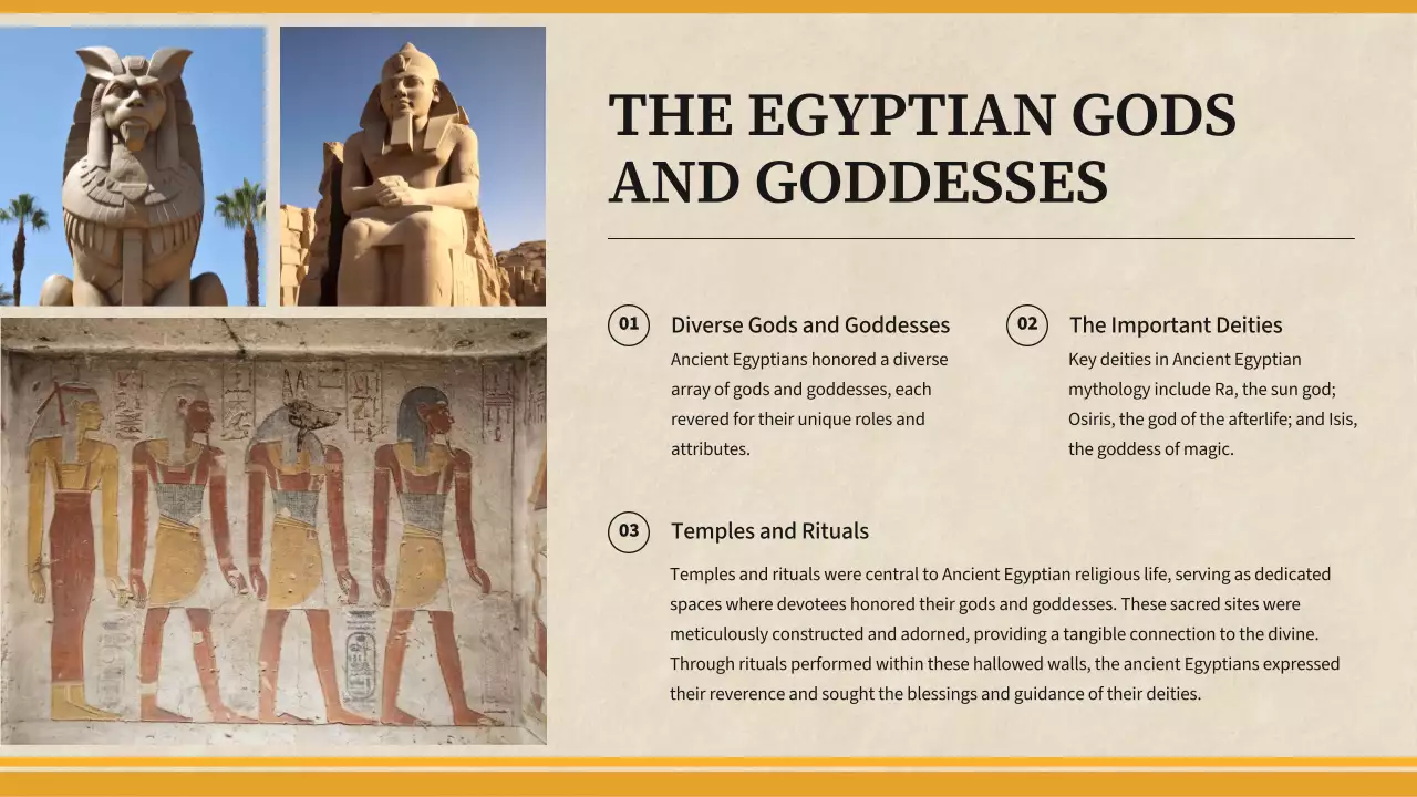 Beige Traditional Egypt Course Presentation