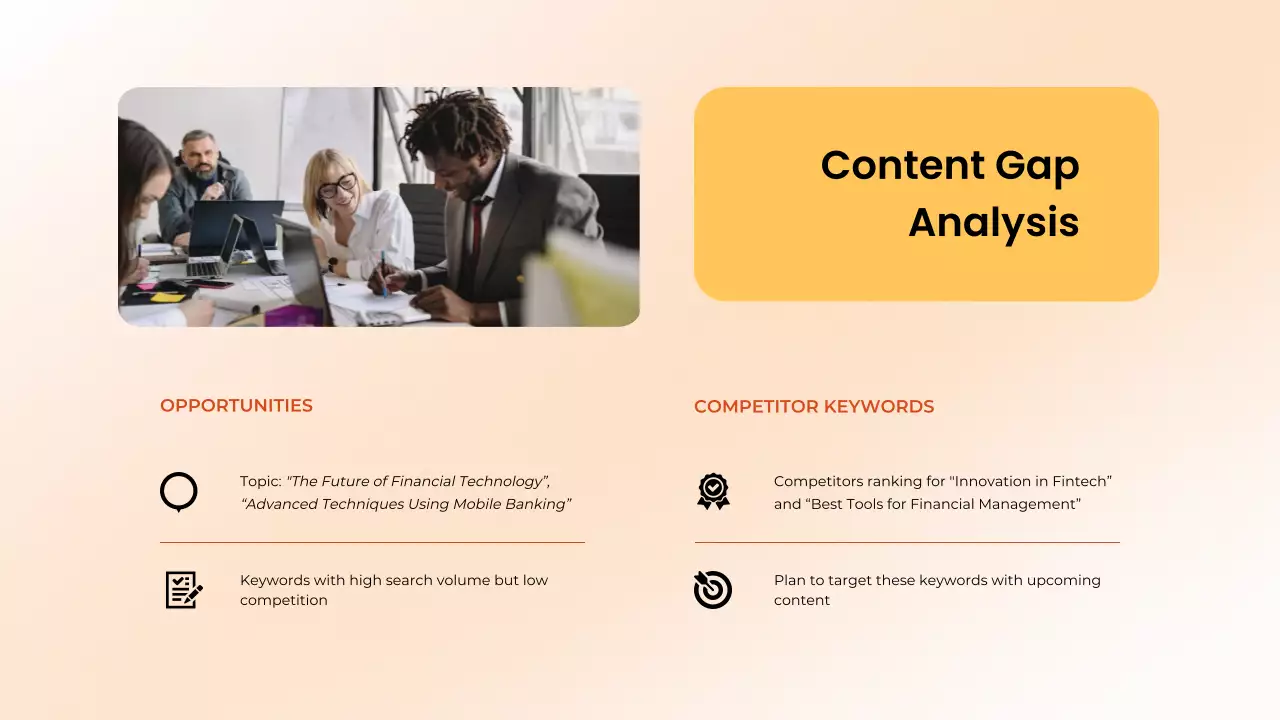 Orange Professional Marketing Presentation