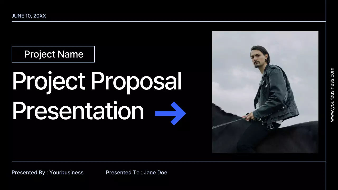 Black Modern Business Presentation