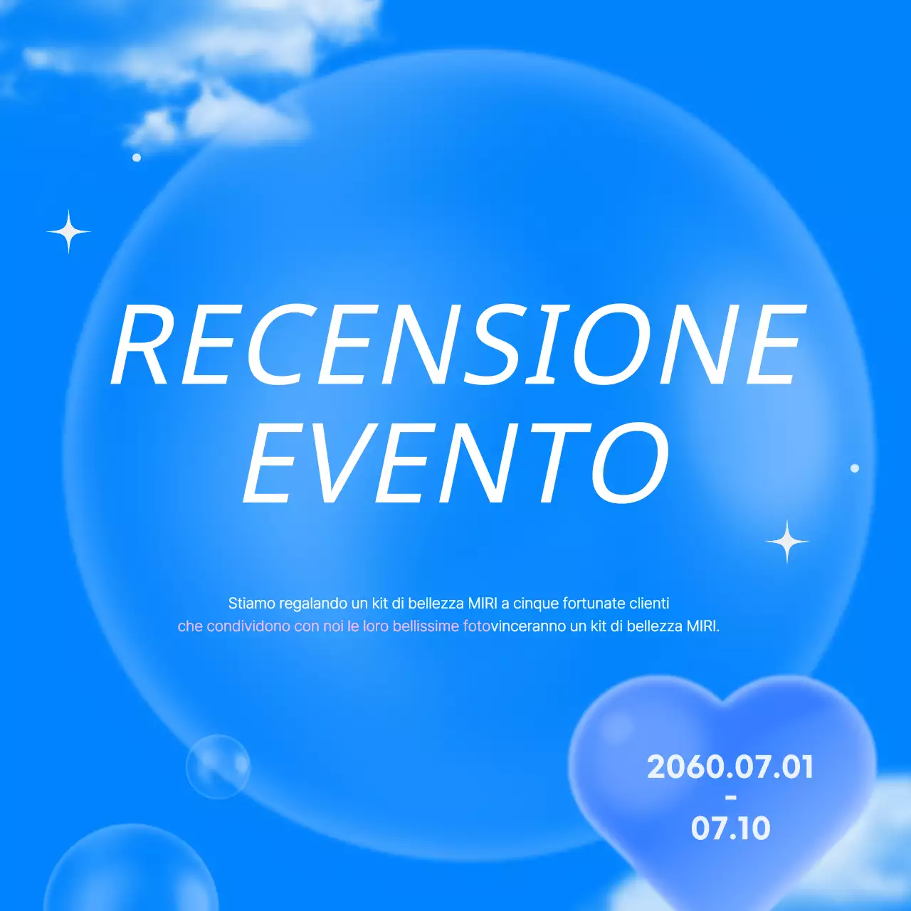 Una carrellata dei nostri eventi estivi preferiti in blu