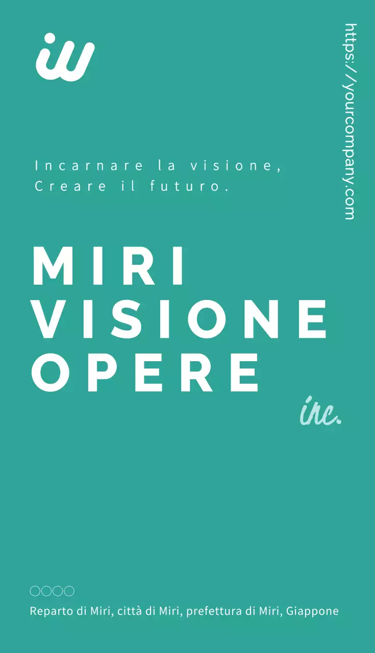 Semplice biglietto da visita verticale per le vendite aziendali in bianco e verde