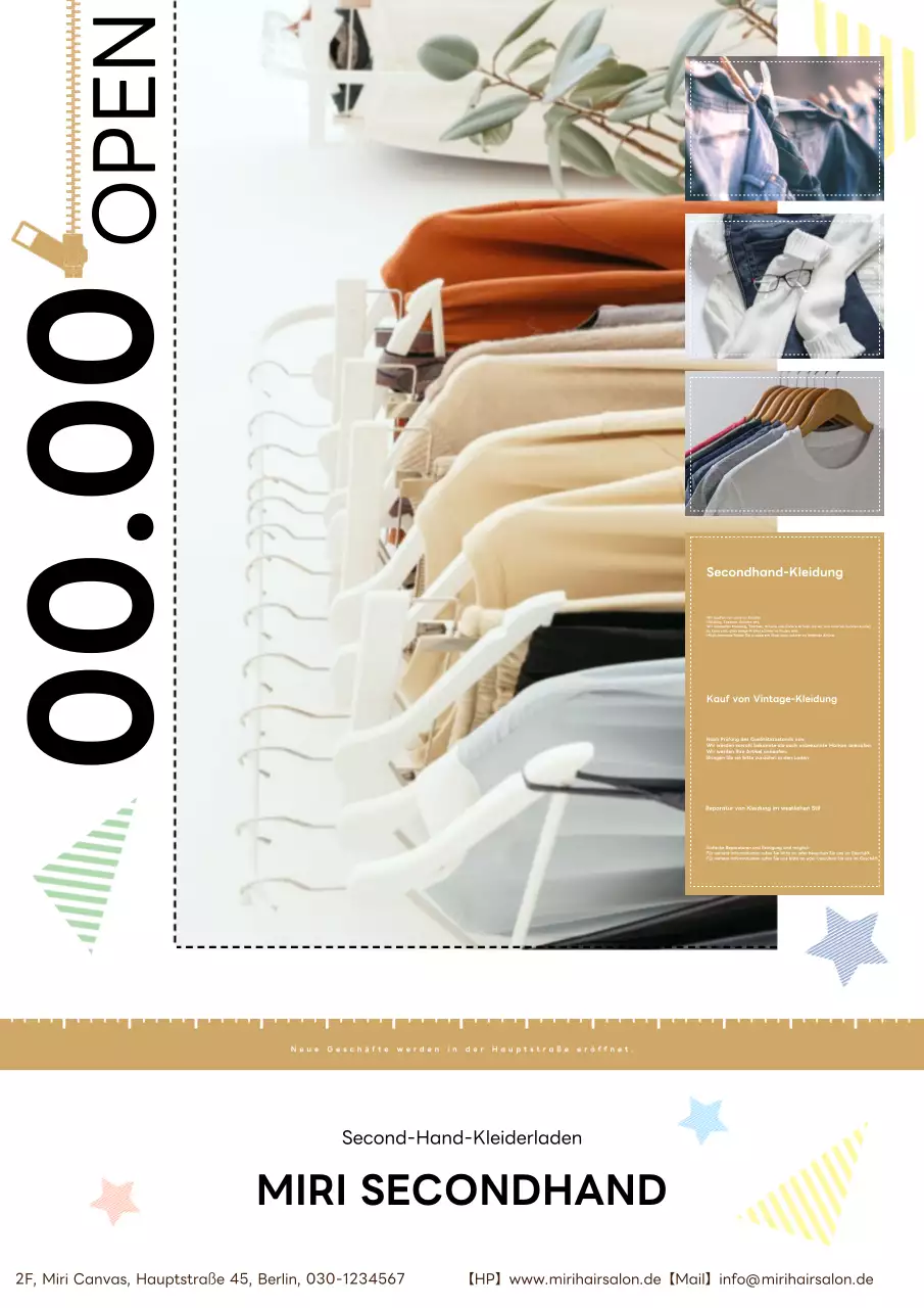 Eine süße und zarte Secondhand-Anzeige in Beige und Weiß!