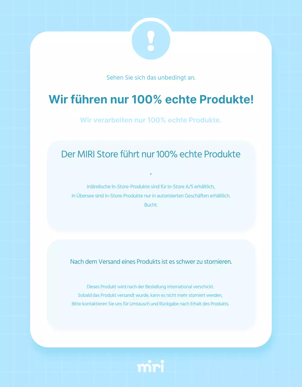 Über die einfachen blauen und hellblauen Sommerspecials