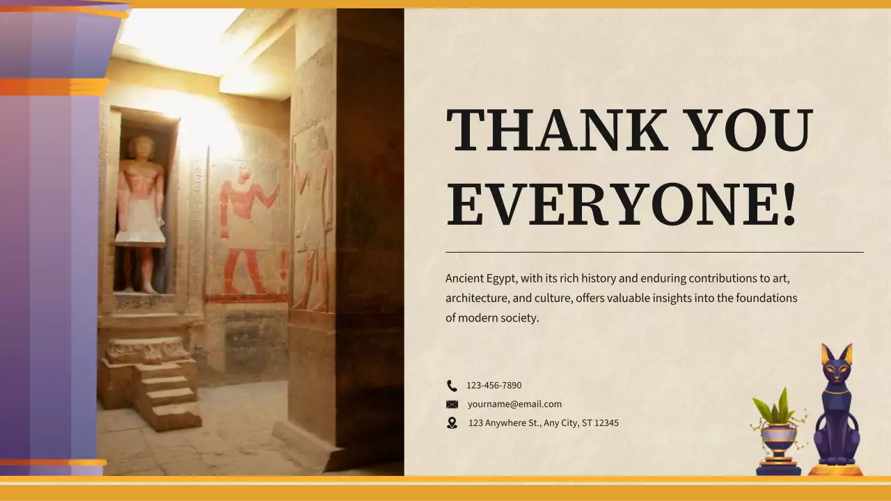 Beige Traditional Egypt Course Presentation