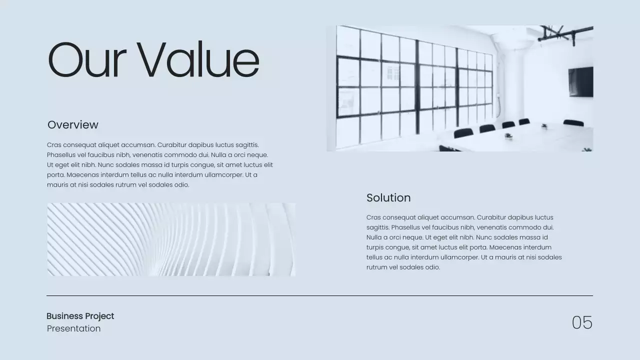 Blue Modern Business Presentation