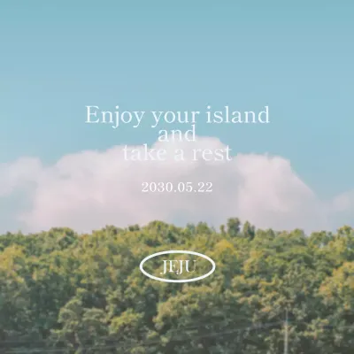 Latar belakang lanskap yang hangat dan nyaman dengan kutipan sentimental dalam font yang lucu