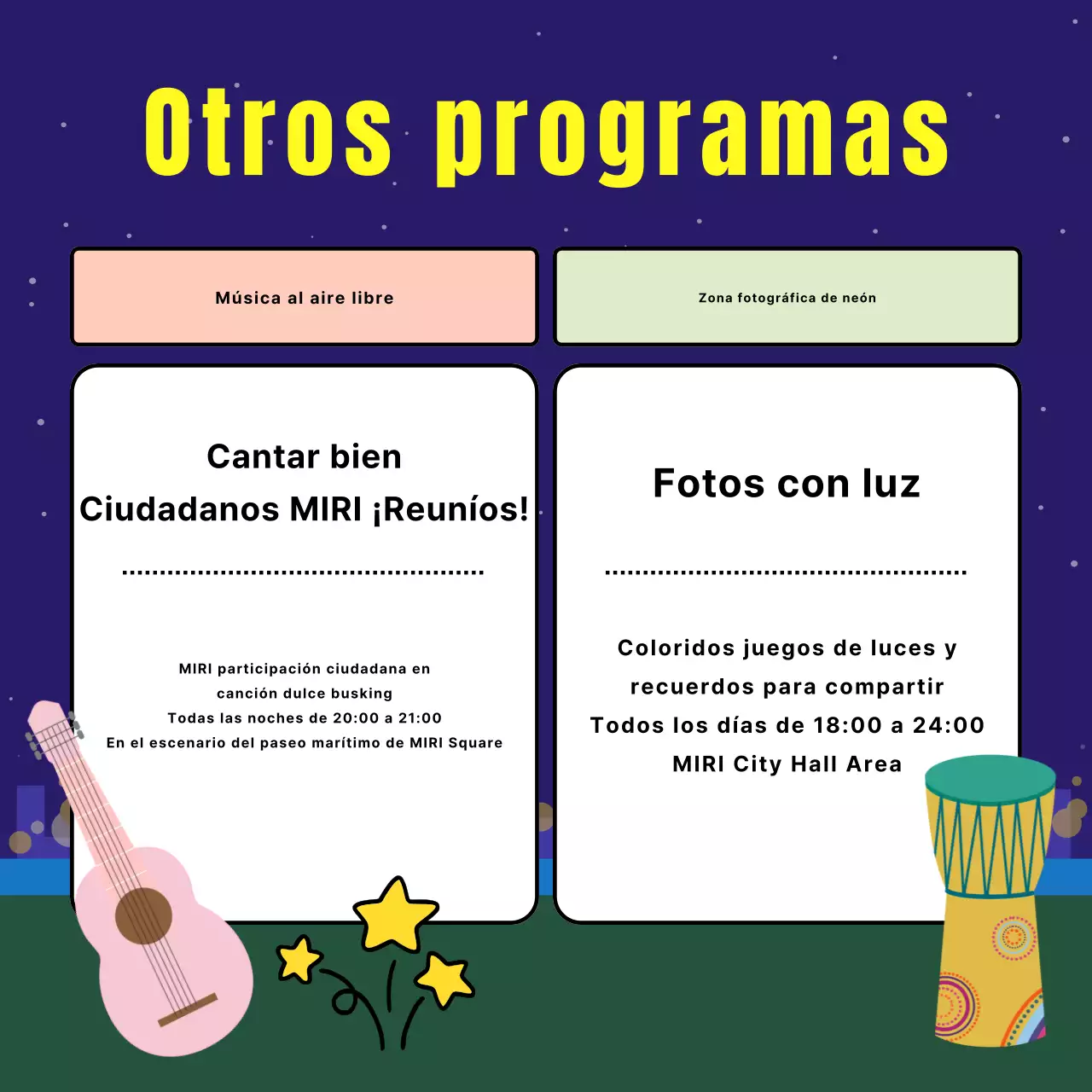 Promover la proyección de películas al aire libre con la moda de la sodomía