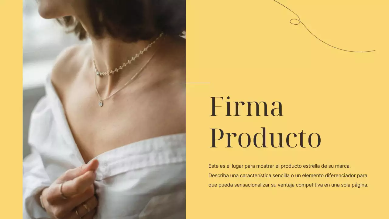 Una lujosa marca para pequeñas empresas en amarillo y marrón