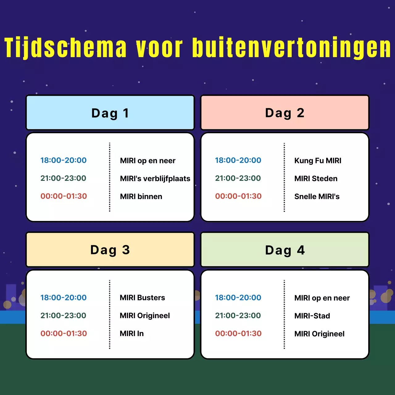 Promoot openluchtfilmvoorstellingen met de sodomietrend