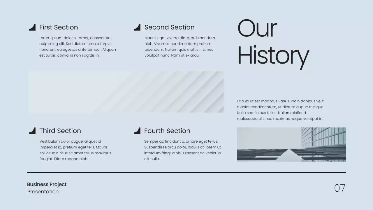 Blue Modern Business Presentation