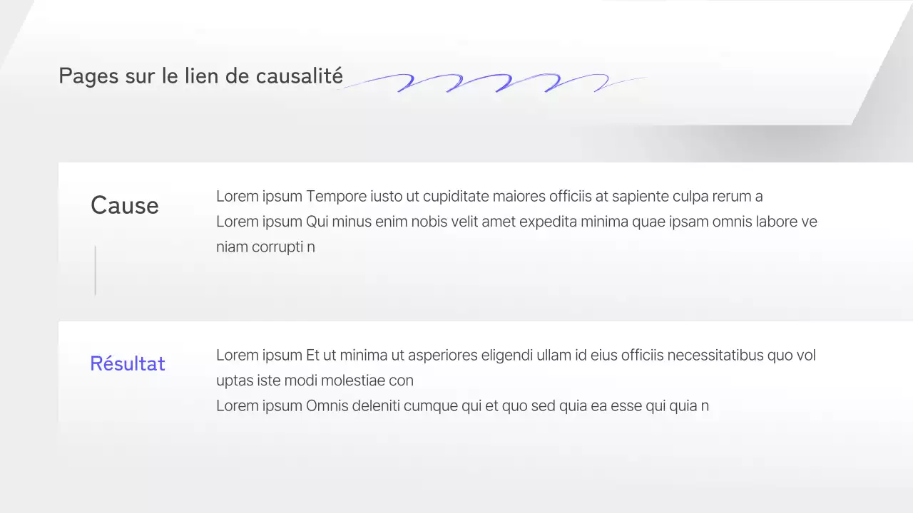 Un rapport de planification stratégique d'entreprise gris et simple