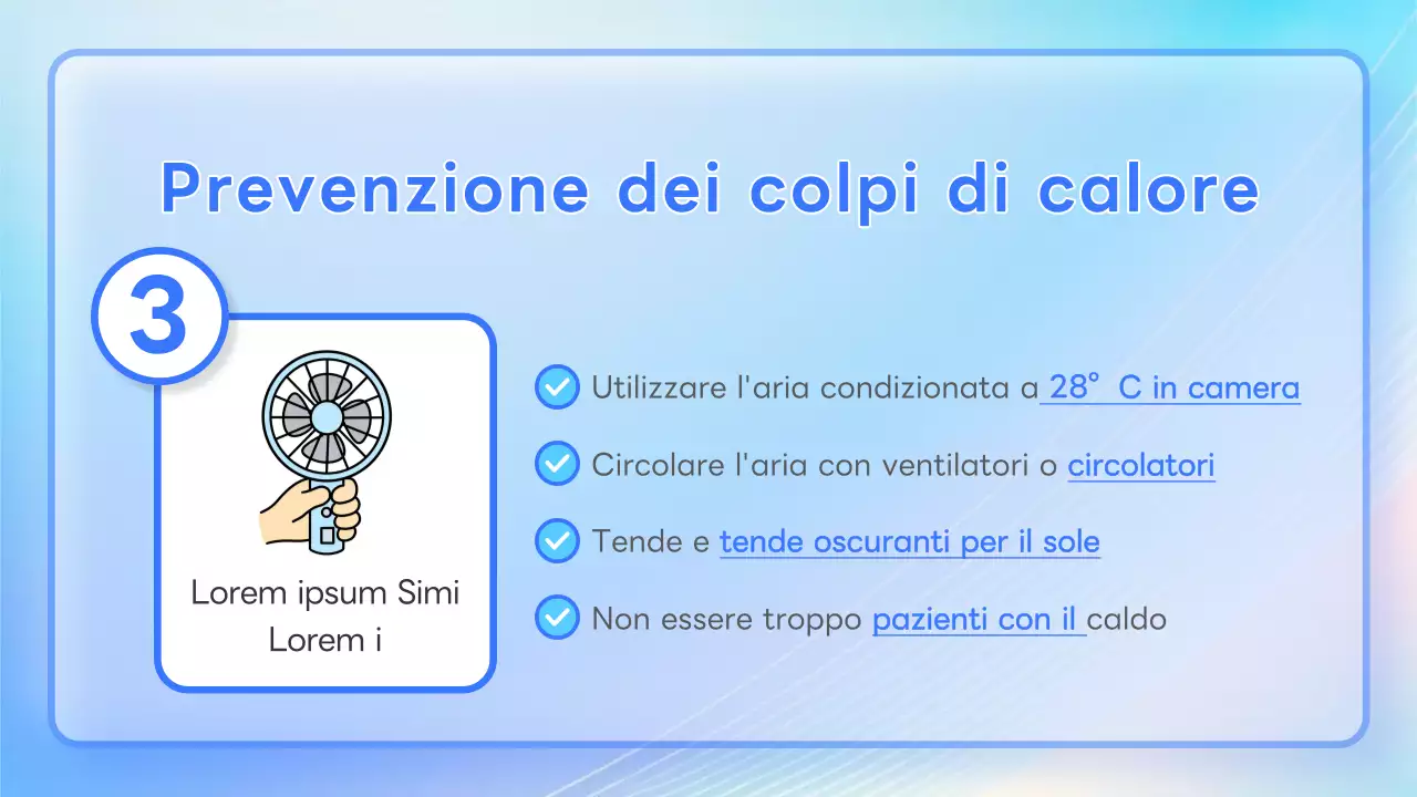 Schede pastello e sfacciate sui colpi di calore!