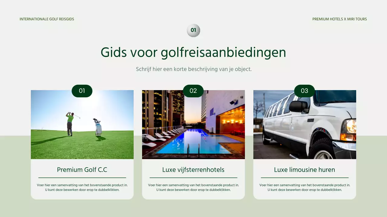 Een eenvoudige gids voor groene en gele golfvakanties