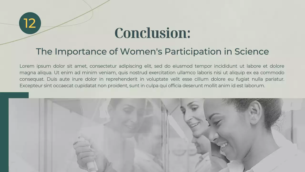 Green Elegant Science Presentation