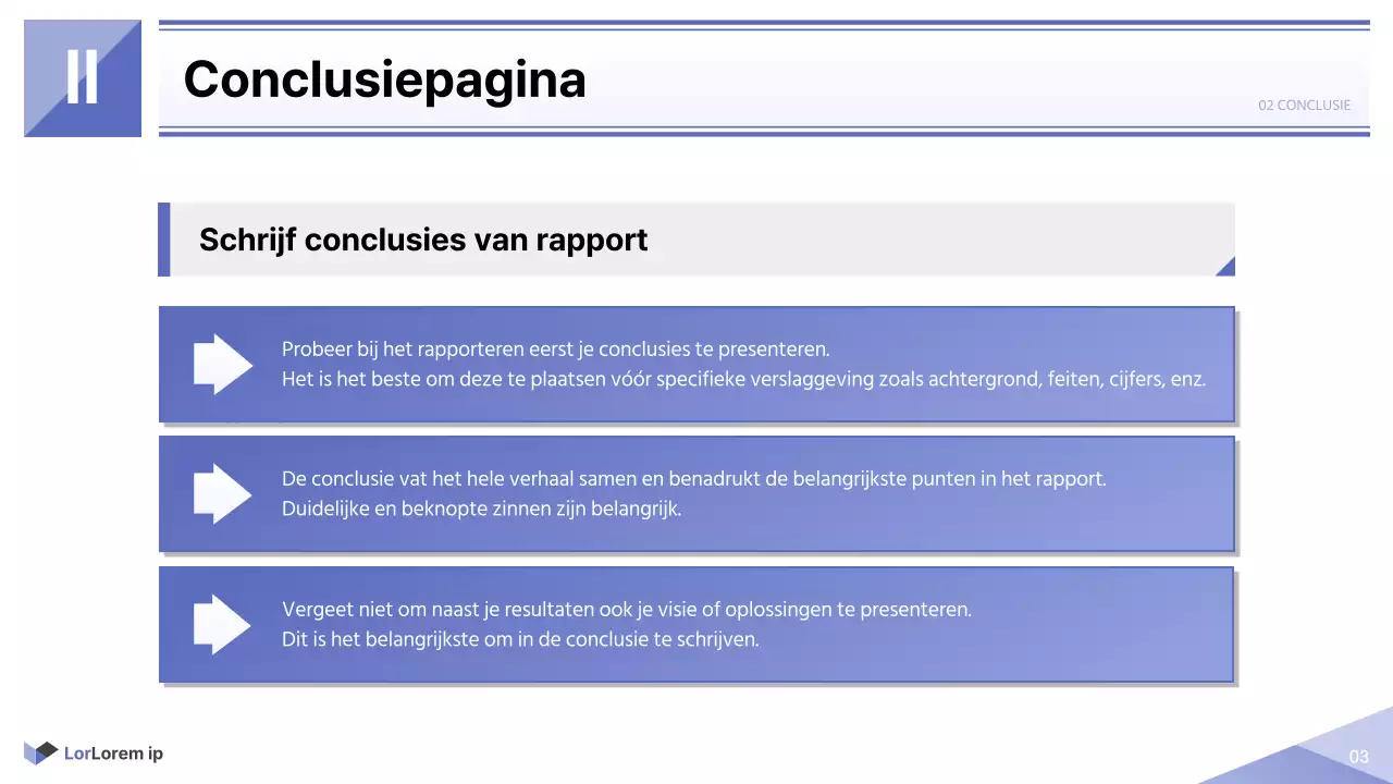 Eenvoudig rapport voor de publieke sector in mauve en wit