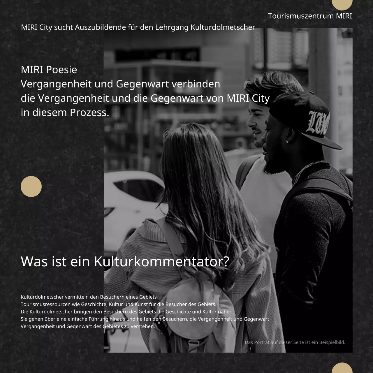 Ein klassischer Lehrgang für Kulturkommentatoren in Schwarz-Weiß-Gold