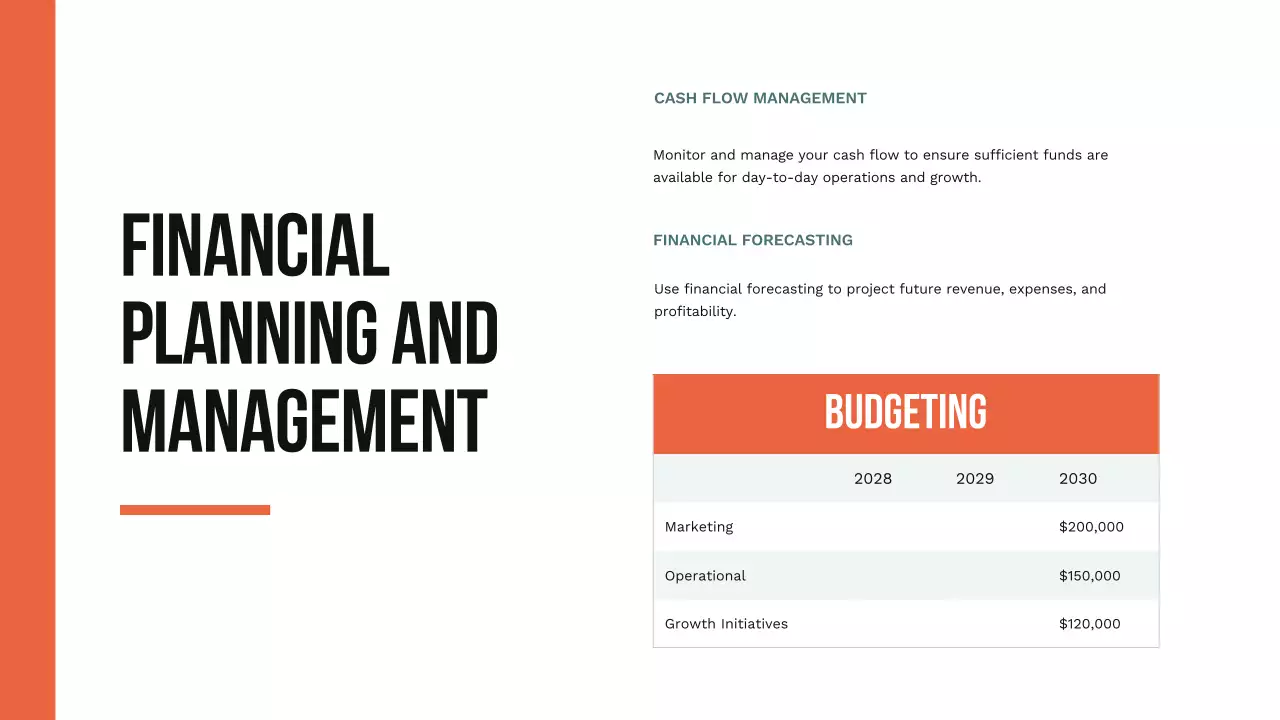 Orange Professional Business Guide Presentation