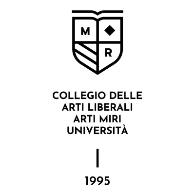 Design con l'emblema della scuola sotto forma di bandiera