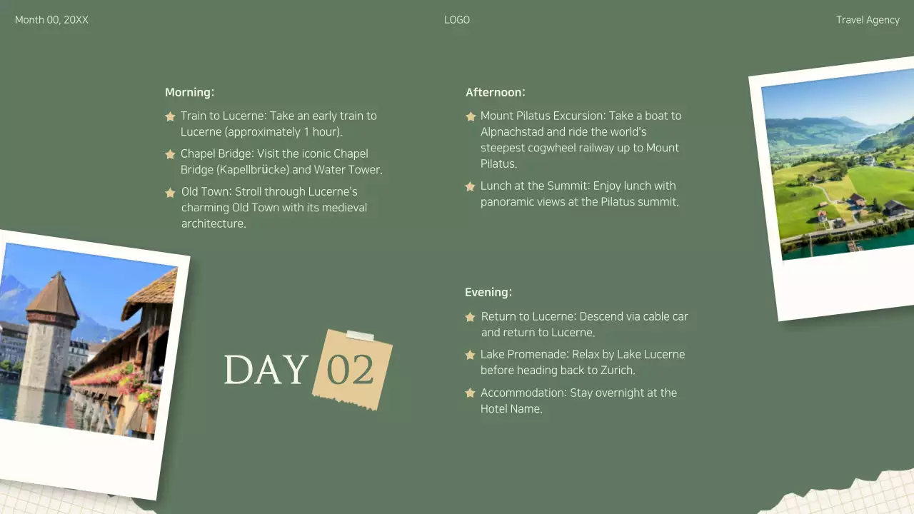 Sage Modern Travel Guide Presentation