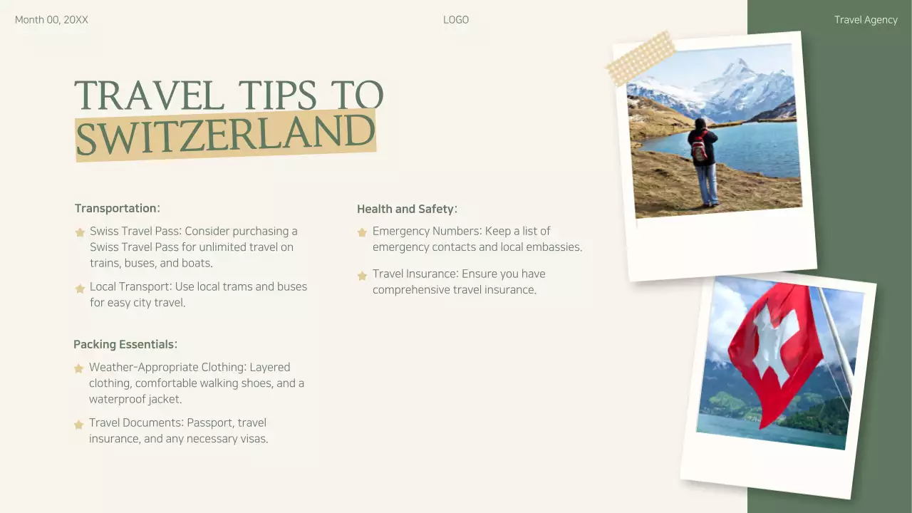 Sage Modern Travel Guide Presentation