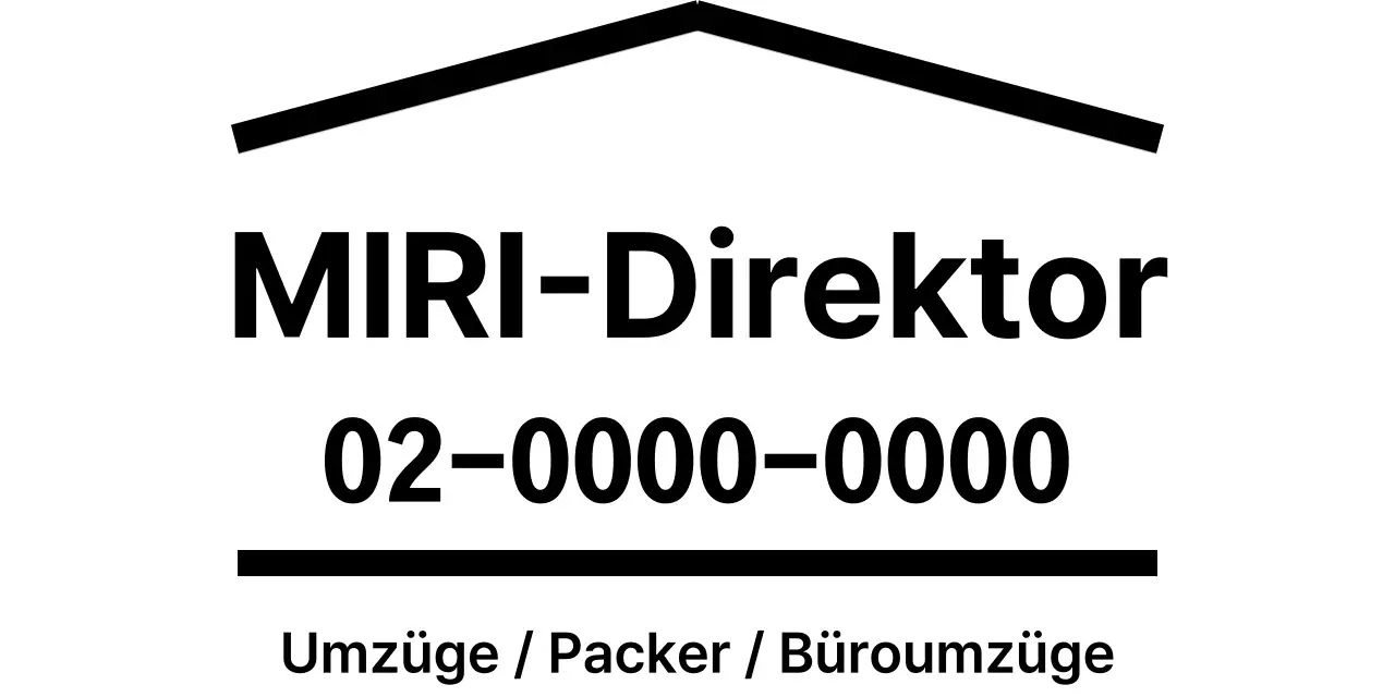 Design mit geraden Linien in Form eines Hauses