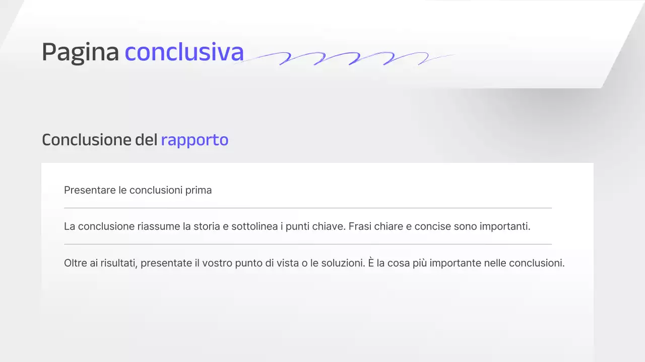 Un rapporto di pianificazione strategica aziendale grigio e semplice