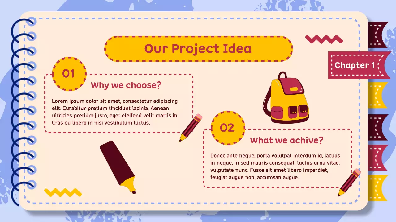 Colorful Simple Project Presentation