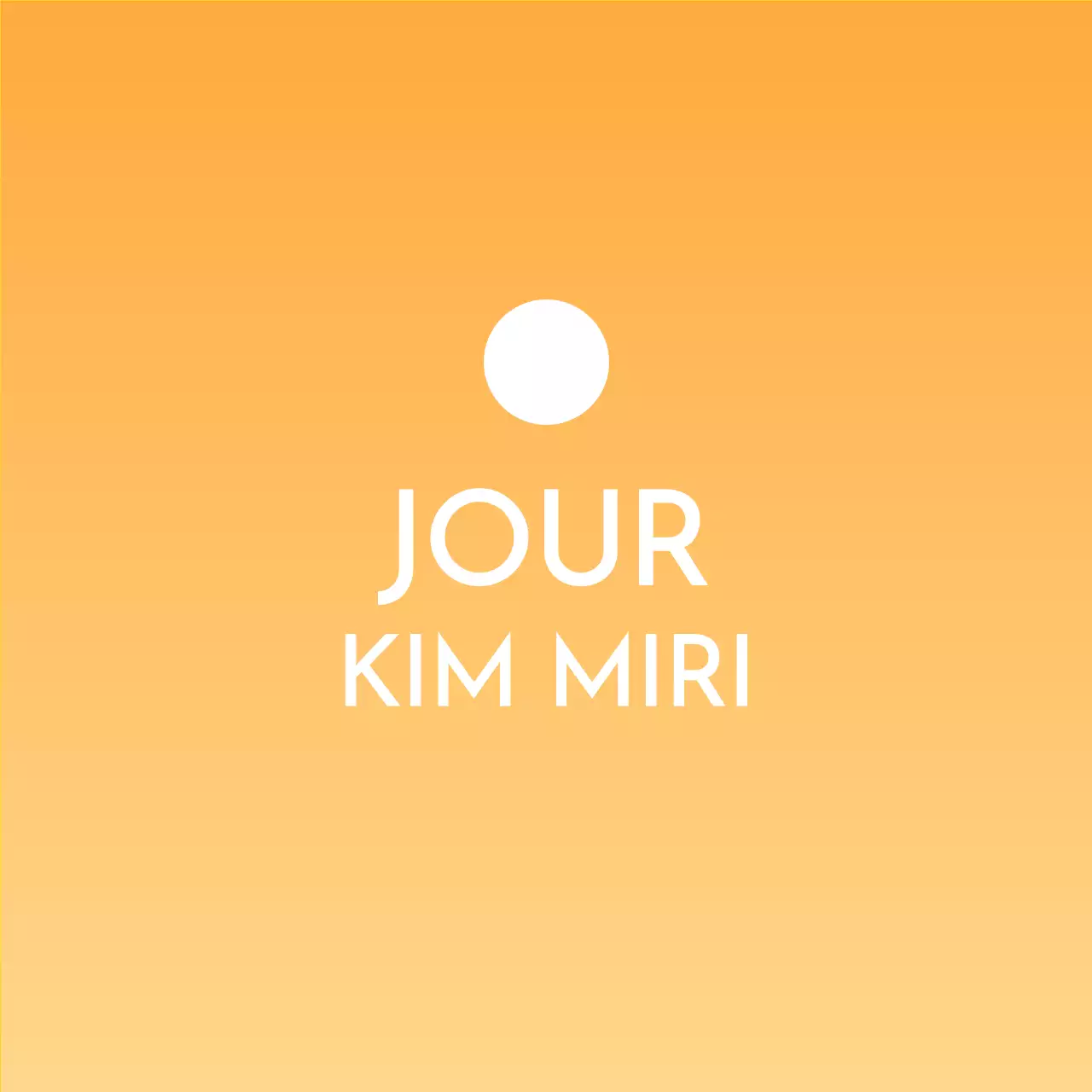 Design épuré avec des dégradés flottants de soleil et de lune