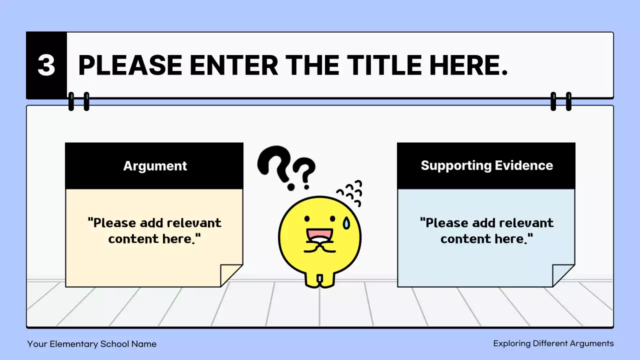 Yellow Cartoon Learning Presentation