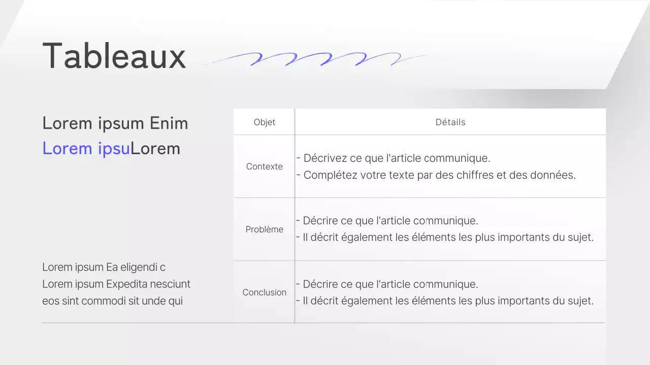 Un rapport de planification stratégique d'entreprise gris et simple