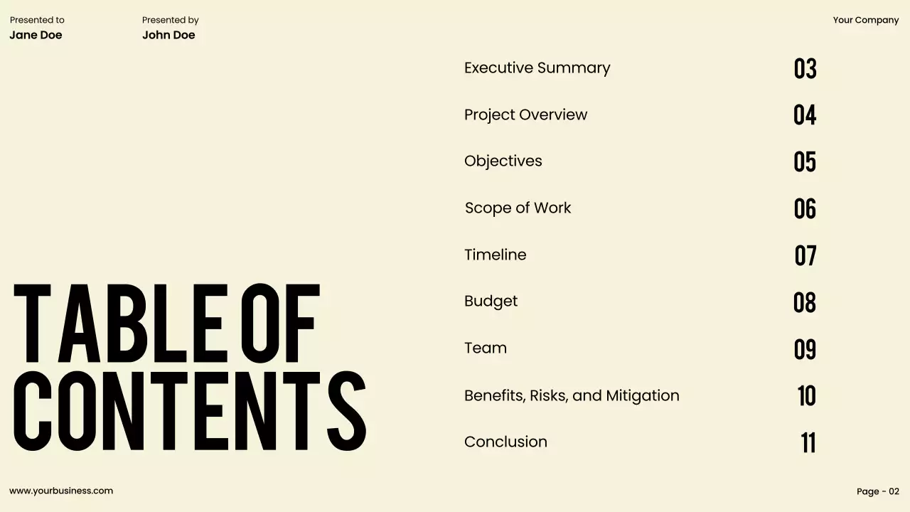 Neon Modern Project Proposal Document Presentation