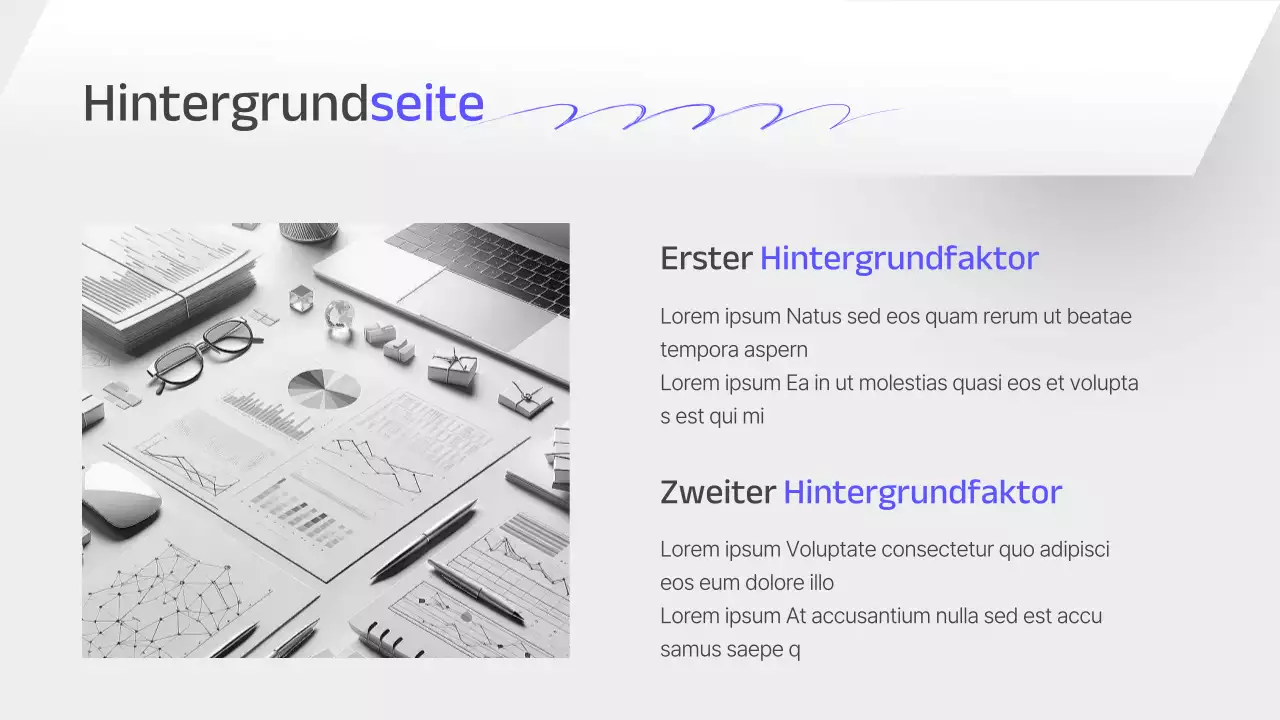 Ein grauer und einfacher Bericht zur strategischen Unternehmensplanung