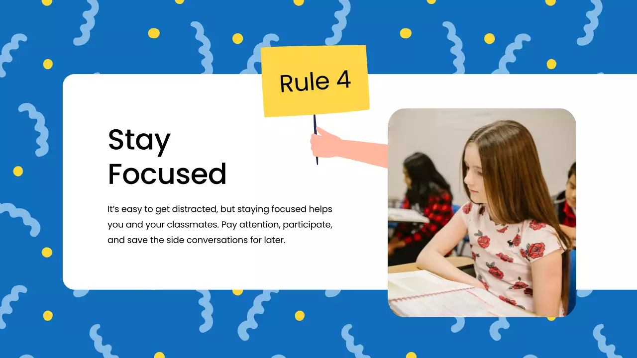 Apresentação do Guia de Sala de Aula Simples Azul