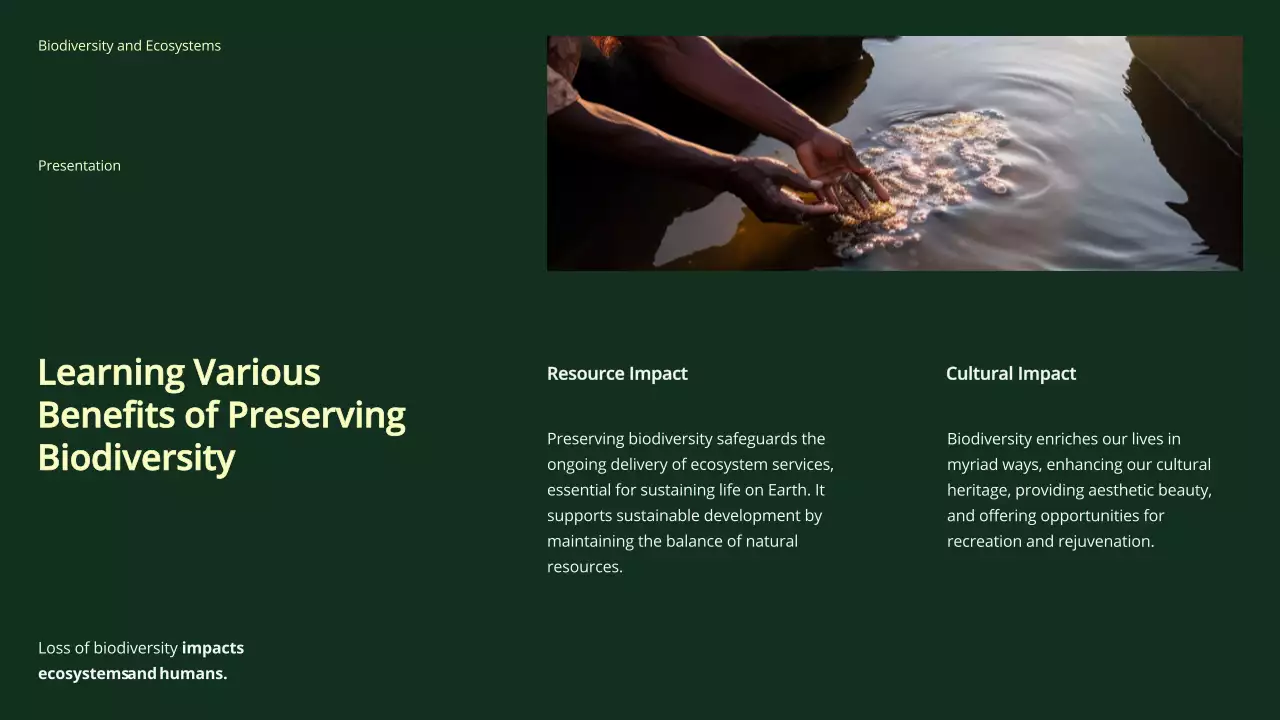 Green Nature Biodiversity Presentation