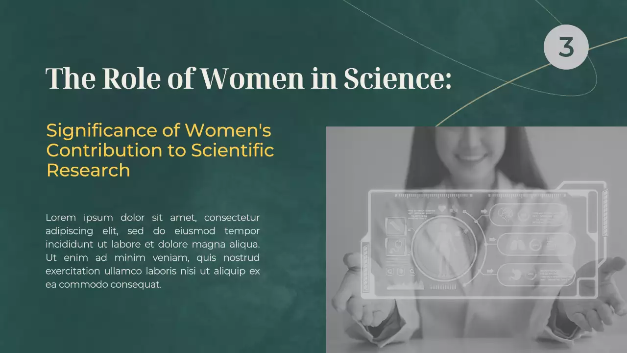 Green Elegant Science Presentation