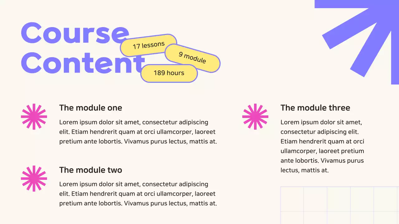 Pink Modern Course Promotion Presentation