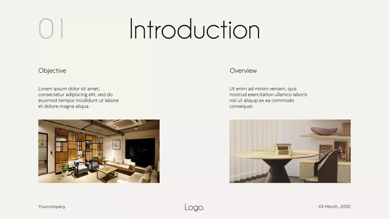 Beige Modern Housing Pitch Presentation