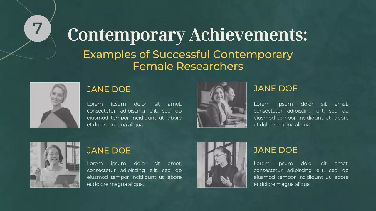 Green Elegant Science Presentation