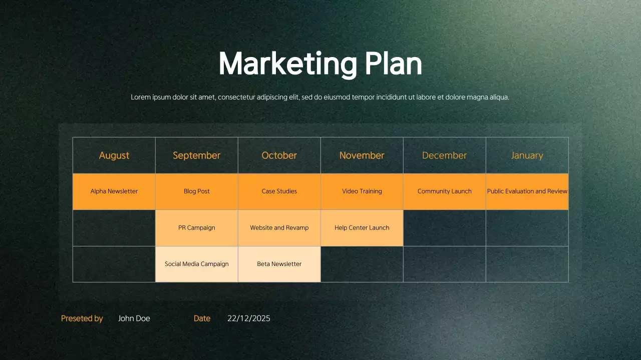 Grey Professional Business Plan Presentation