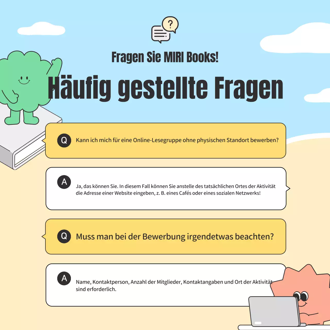 Förderung einer gemütlichen Sommerleserunde in Hellblau und Beige