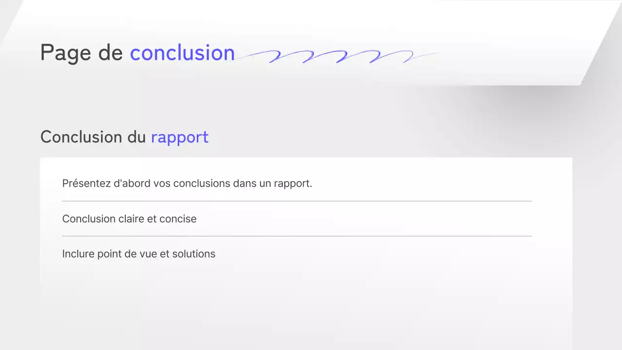 Un rapport de planification stratégique d'entreprise gris et simple