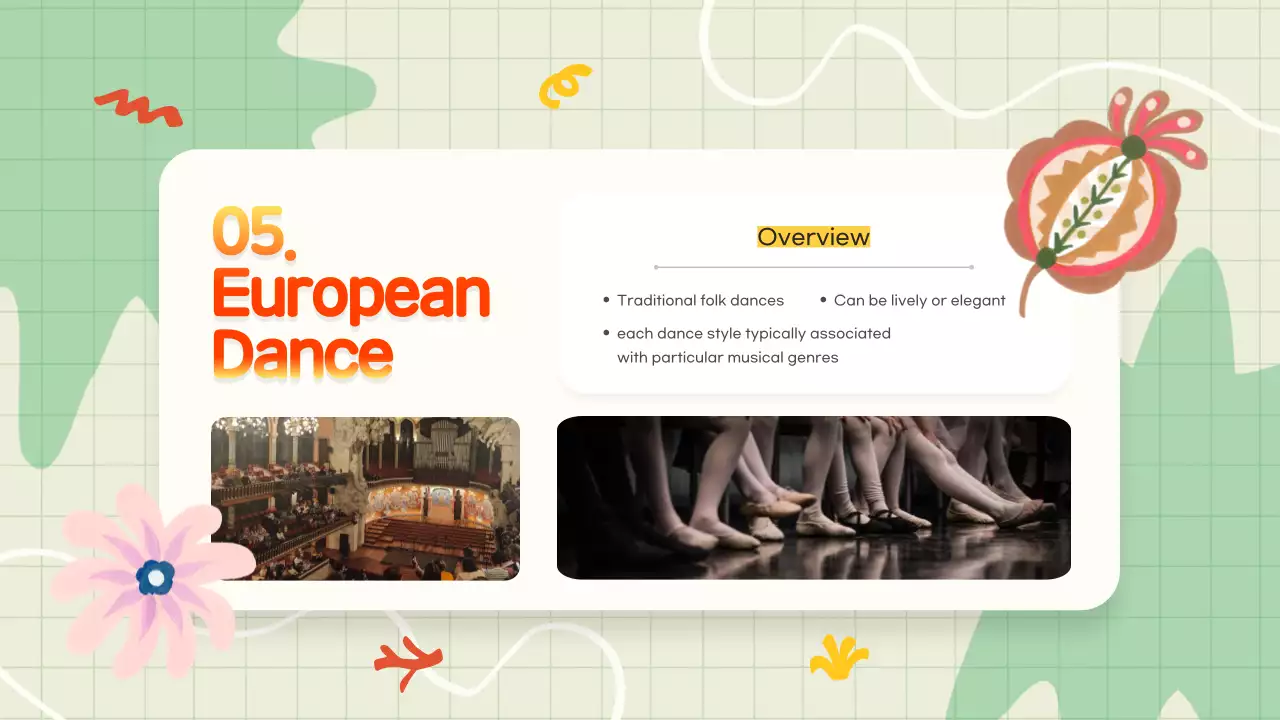 Apresentação de Dança Cultural Verde