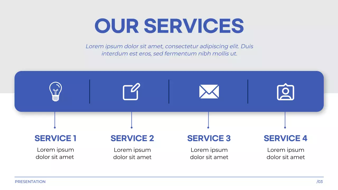 Blue Professional Marketing Presentation