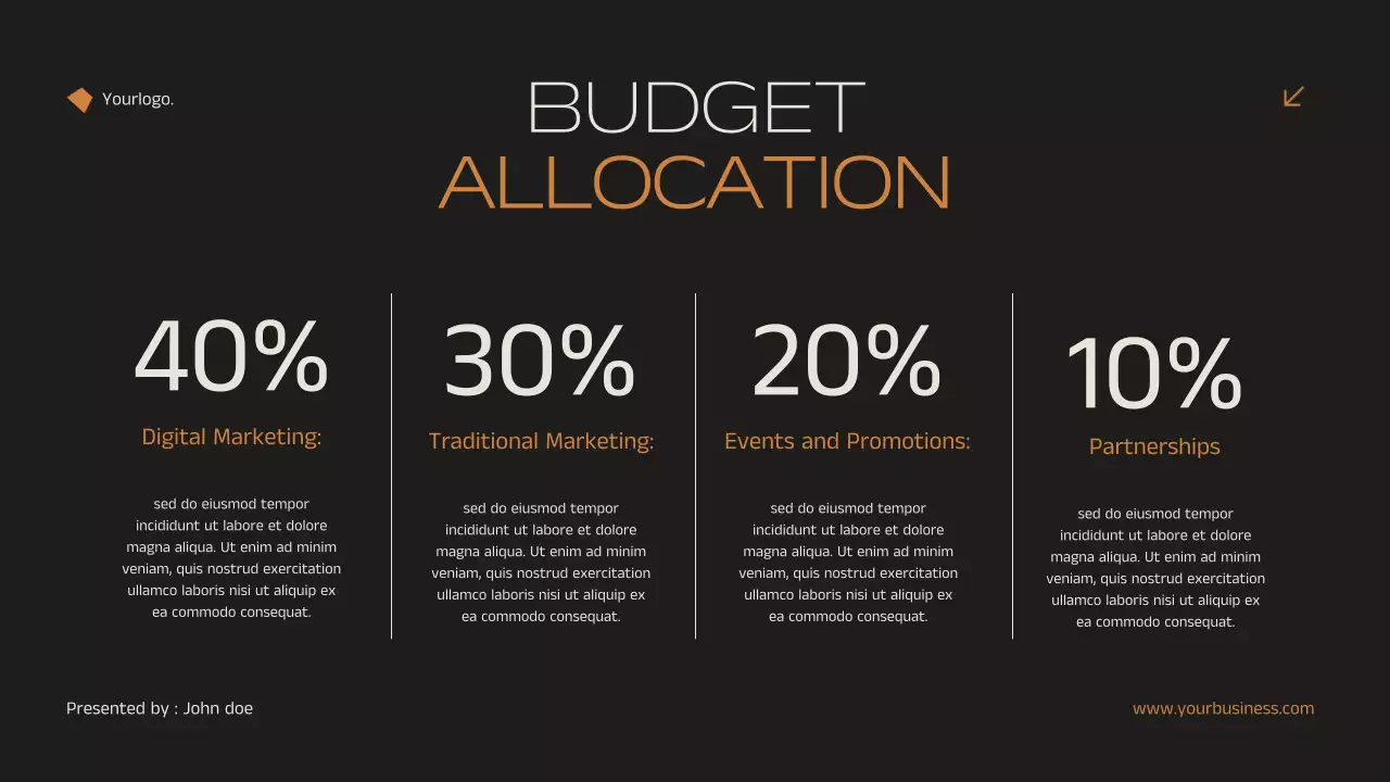 Black Modern Real Estate Presentation