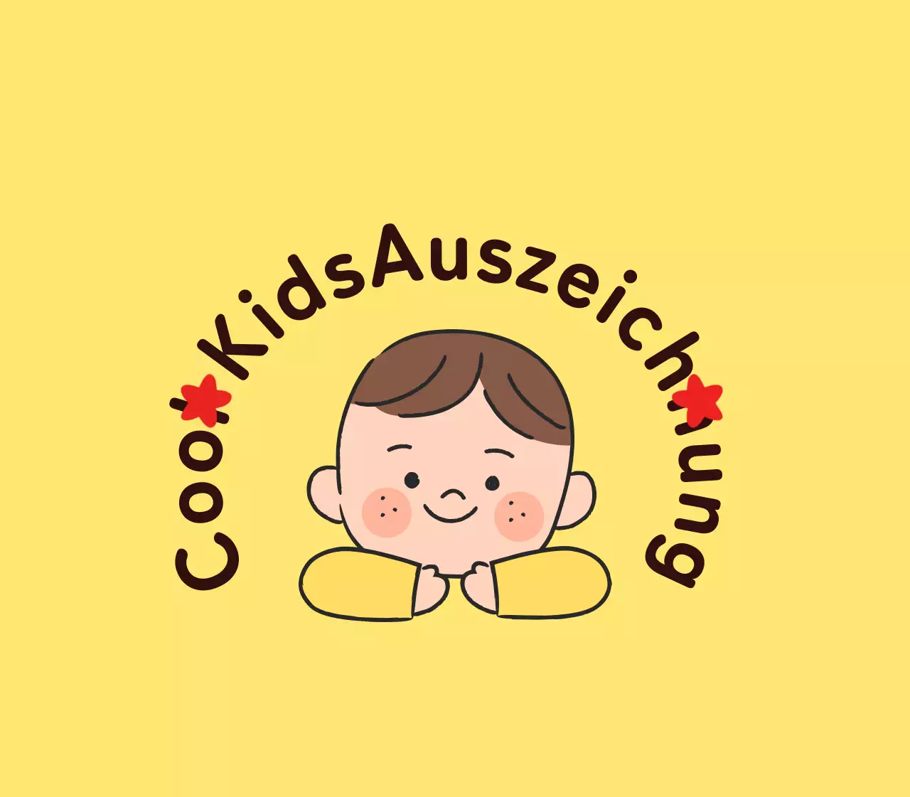 Niedliche Komplimentpreise mit Kinderillustrationen