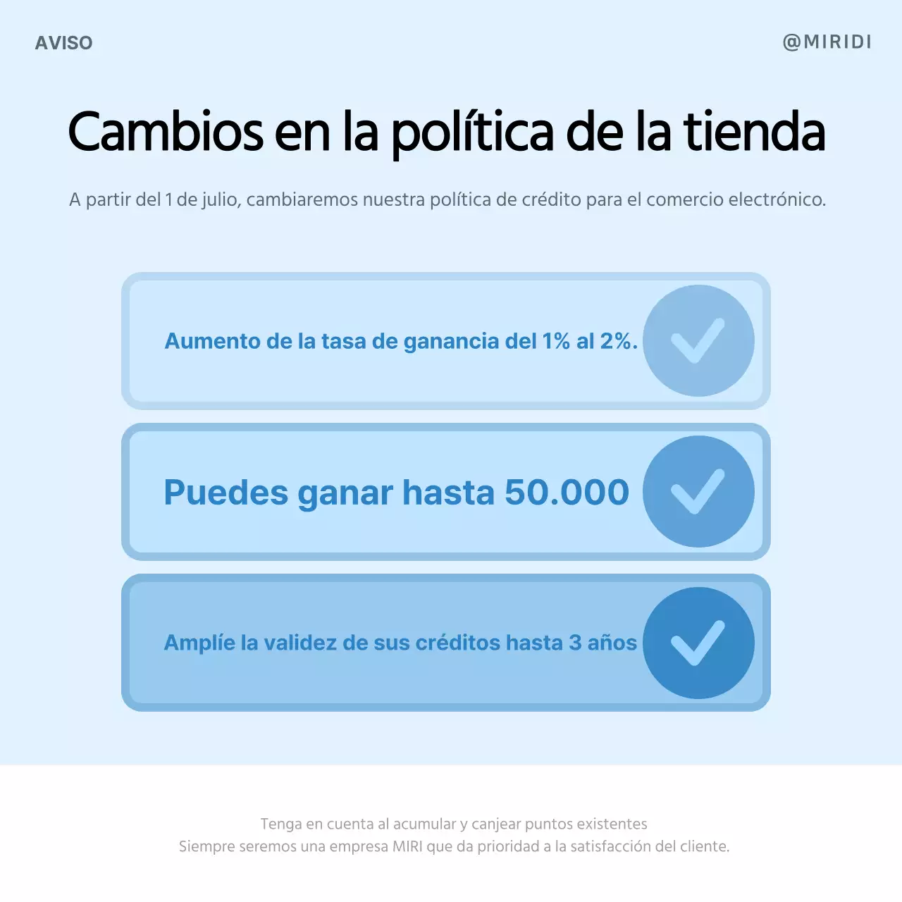 Simples anuncios azules y grises de cambios políticos