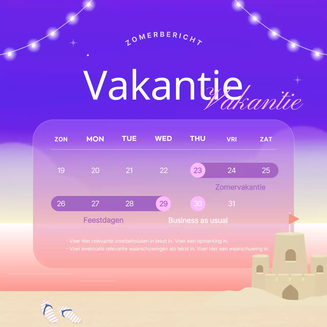 Een overzicht van onze favoriete zomerevenementen in blauw