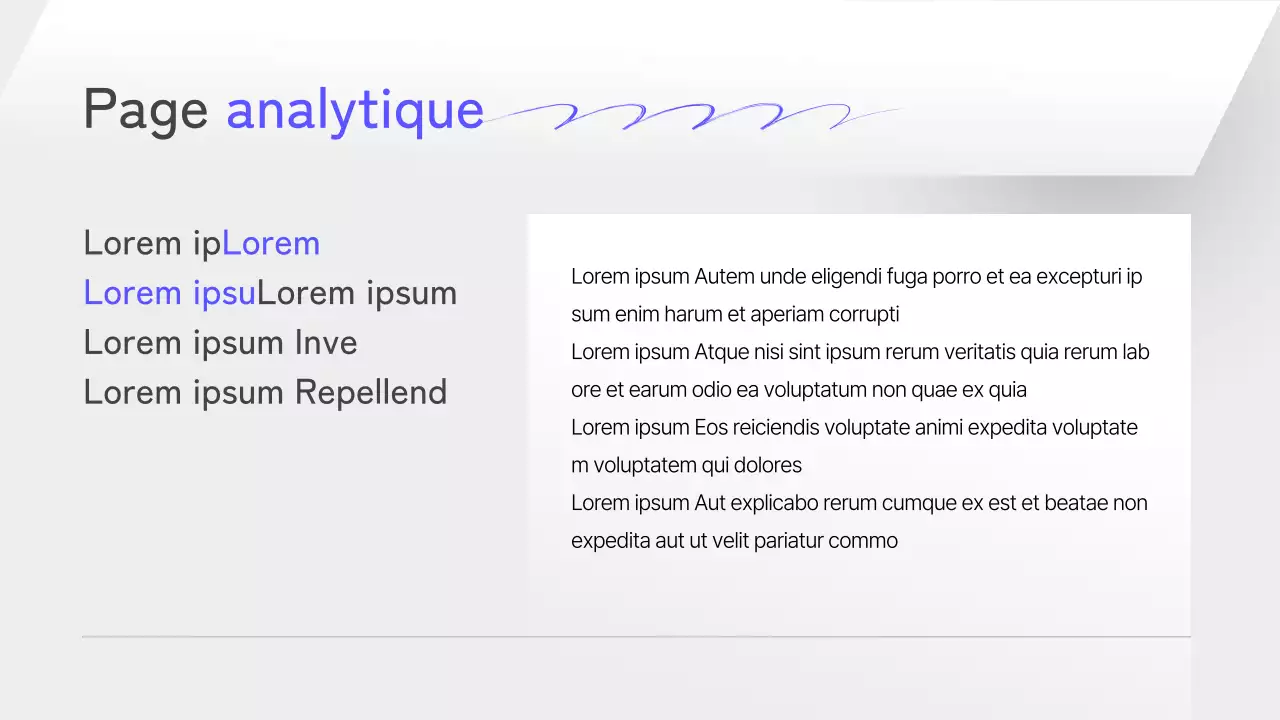 Un rapport de planification stratégique d'entreprise gris et simple